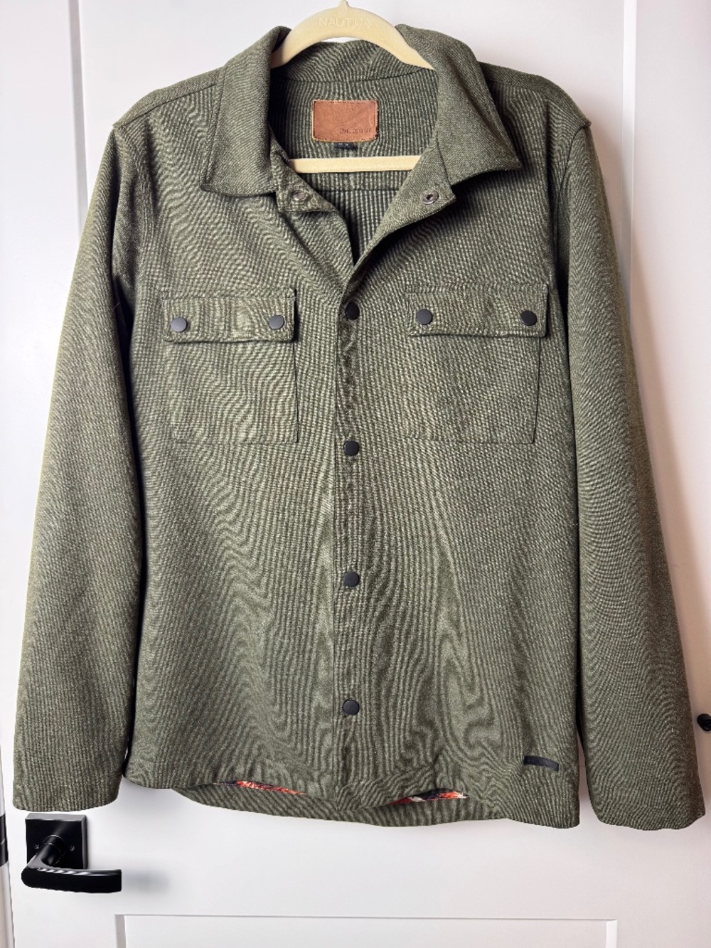Civil Society snap front knit jacket